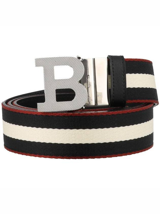 Men's B Buckle Double-Sided Leather Belt - BALLY - BALAAN 1