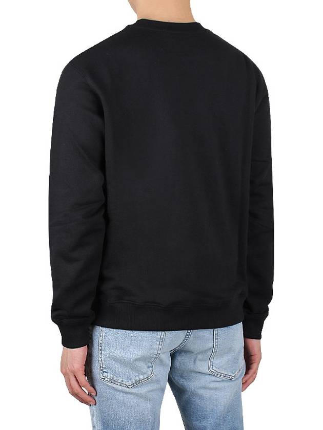 Box Logo Cotton Sweatshirt Black - MSGM - BALAAN 5