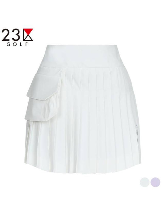 Golf Short Pleated Skirt EM2LPC037 - 23KU - BALAAN 2