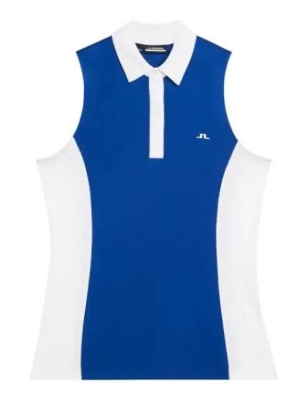 Edna Polo Sleeveless Sodalite Blue - J.LINDEBERG - BALAAN 2