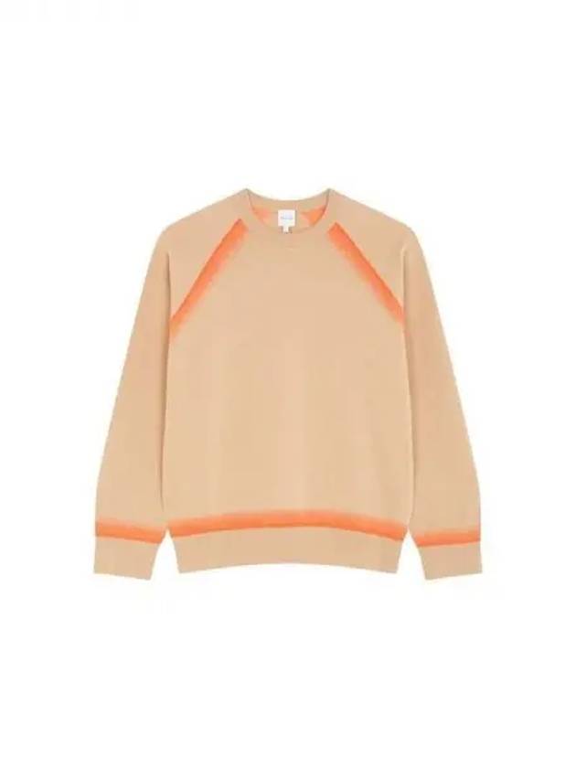 Color combination raglan sweater camel 271166 - PAUL SMITH - BALAAN 1