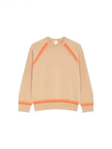 Color combination raglan sweater camel 271166 - PAUL SMITH - BALAAN 1