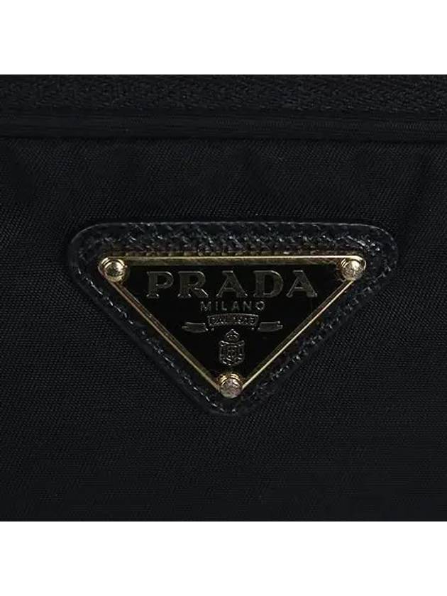 1BH038 Gold Logo Black Duet Re Nylon Bucket Bag 2WAY 2 - PRADA - BALAAN 4