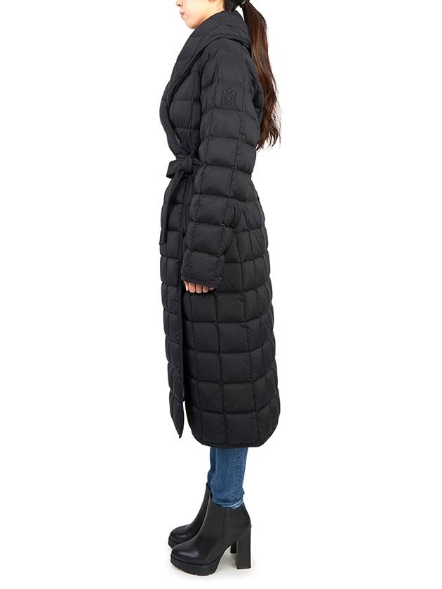 ALLEGRA BLACK Women s Hooded Long Padded Jumper Coat Relaxed Fit - MACKAGE - BALAAN 5