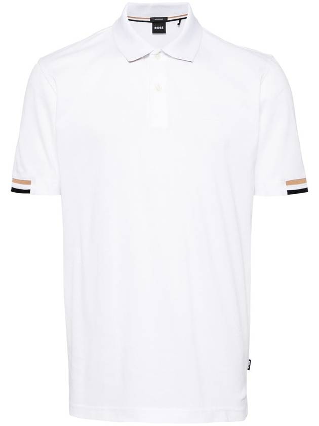 Men's Rubber Rise Logo Regular Fit Polo Shirt - HUGO BOSS - BALAAN 2