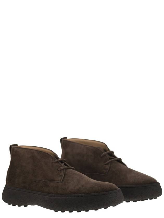 Suede leather ankle boots - TOD'S - BALAAN 4