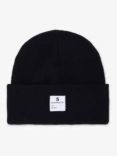 DEPARTMENT FIVE Logo Beanie Black XZ00102MF0010999 - DEPARTMENT 5 - BALAAN 1