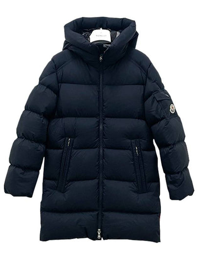 Kids Logo Patch MARAT Down Long Padded Jacket 12Y 14Y Navy 1C00010 595FD 776 - MONCLER - BALAAN 2