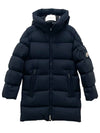 Kids Logo Patch MARAT Down Long Padded Jacket 12Y 14Y Navy 1C00010 595FD 776 - MONCLER - BALAAN 2