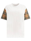 Vintage Check Sleeve Short Sleeve T-Shirt White - BURBERRY - BALAAN 2