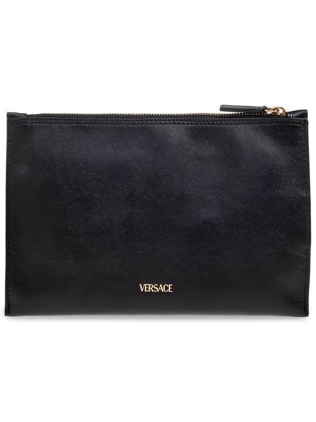 Versace Leather Handbag, Men's, Black - VERSACE - BALAAN 3