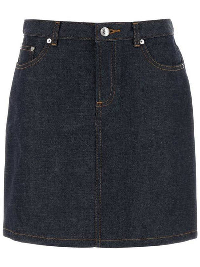 WoMen's Jupe Standard Denim H-Line Skirt - A.P.C. - BALAAN 2