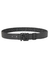 Square FF Leather Reversible Belt Grey - FENDI - BALAAN 2