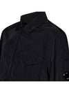 Chrome-R Lens Over Long Sleeve Shirt Black - CP COMPANY - BALAAN 5