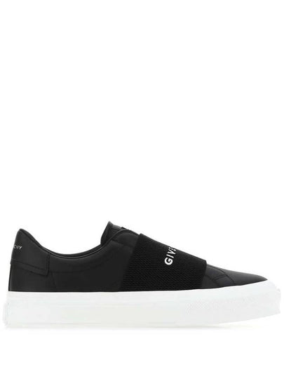 City Court Band Logo Low Top Sneakers Black - GIVENCHY - BALAAN 2