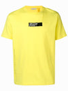 Fragment Chest Patch Short Sleeve T-Shirt Yellow - MONCLER - BALAAN 7