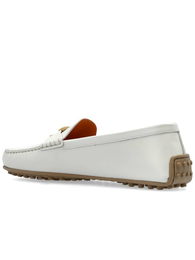 Tod’s Leather Loafers, Women's, Cream - TOD'S - BALAAN 5