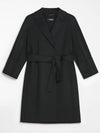 MAXMARA ARONA belt coat black 90160439 013 IT38 IT40 - S MAX MARA - BALAAN 5