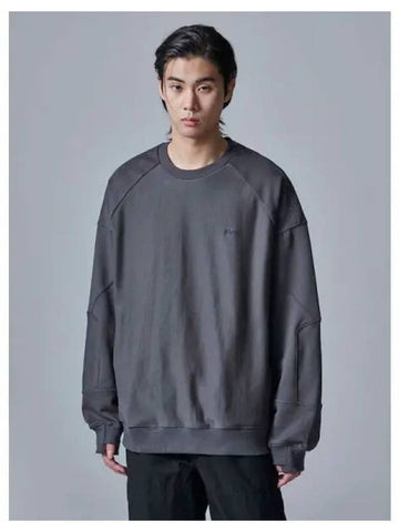 Reverse weave loose fit pocket sweatshirt gray domestic product GM0024082968057 - JUUN.J - BALAAN 1