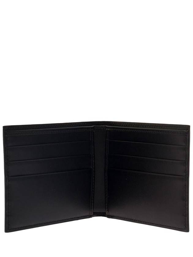 Logo Print Leather Wallet Black - DOLCE&GABBANA - BALAAN 4