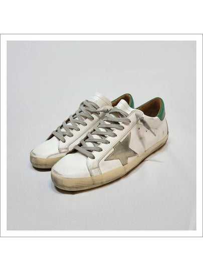 Superstar Low Top Sneakers Green White - GOLDEN GOOSE - BALAAN 2