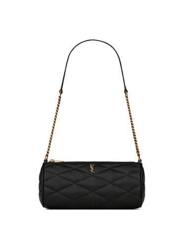 Tube Quilting Small Shoulder Bag Black - SAINT LAURENT - BALAAN 1