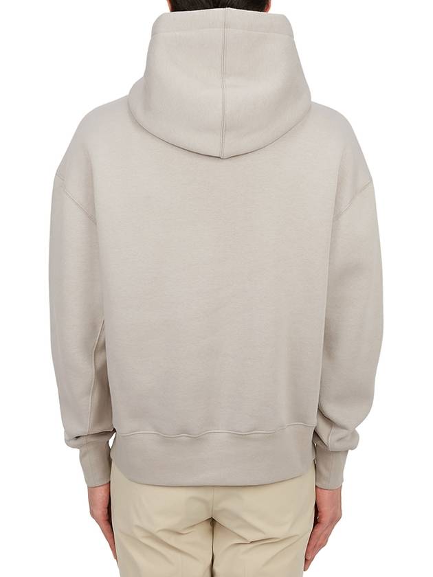 Label Hoodie Grey - AMI - BALAAN 5