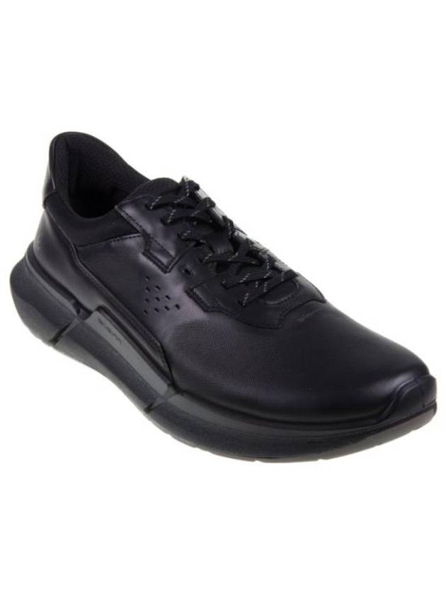 Biom 2.2 Leather Low Top Sneakers Black - ECCO - BALAAN 2