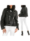 Leather Jacket Black - ACNE STUDIOS - BALAAN 2