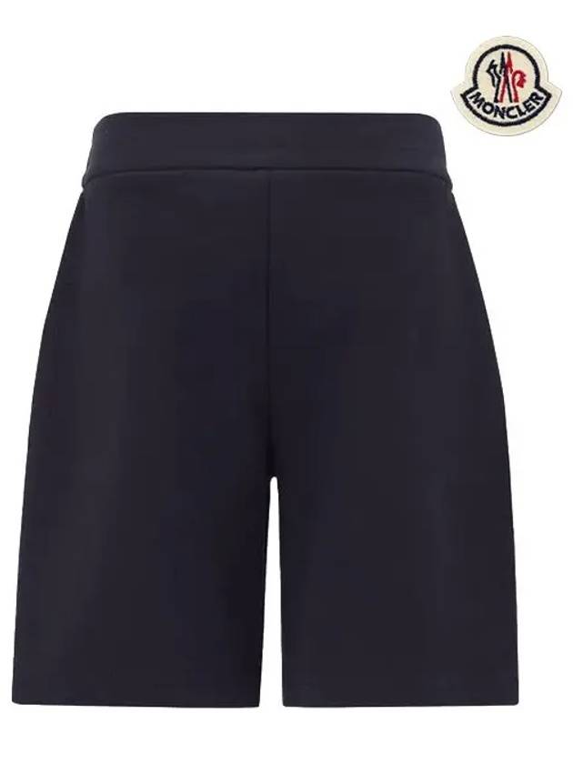 Kids Fleece Shorts Navy 8H00010 809AG 778 12A 14A - MONCLER - BALAAN 3