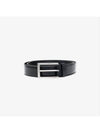 Men's Leather Belt Black - PRADA - BALAAN 3