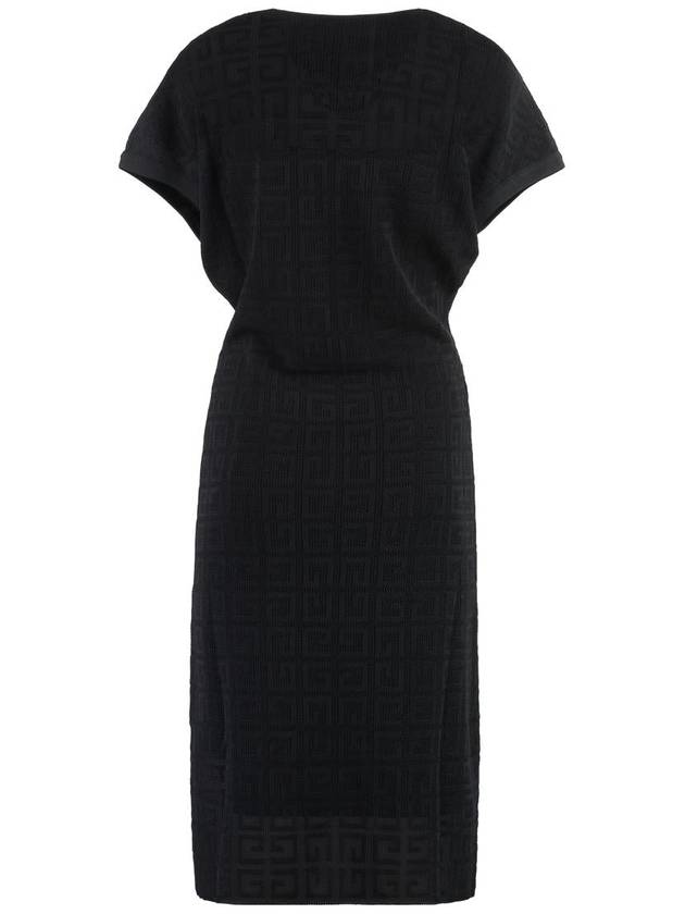 midi dress BW21TE4ZD6 001 BLACK - GIVENCHY - BALAAN 3