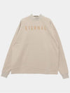 Eternal Crew Neck Cotton Long Sleeve T-Shirt Cement - FEAR OF GOD - BALAAN 3