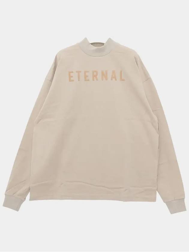 Eternal Crew Neck Cotton Long Sleeve T-Shirt Cement - FEAR OF GOD - BALAAN 3