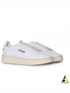 Dallas White Tab Leather Low Top Sneakers White - AUTRY - BALAAN 2