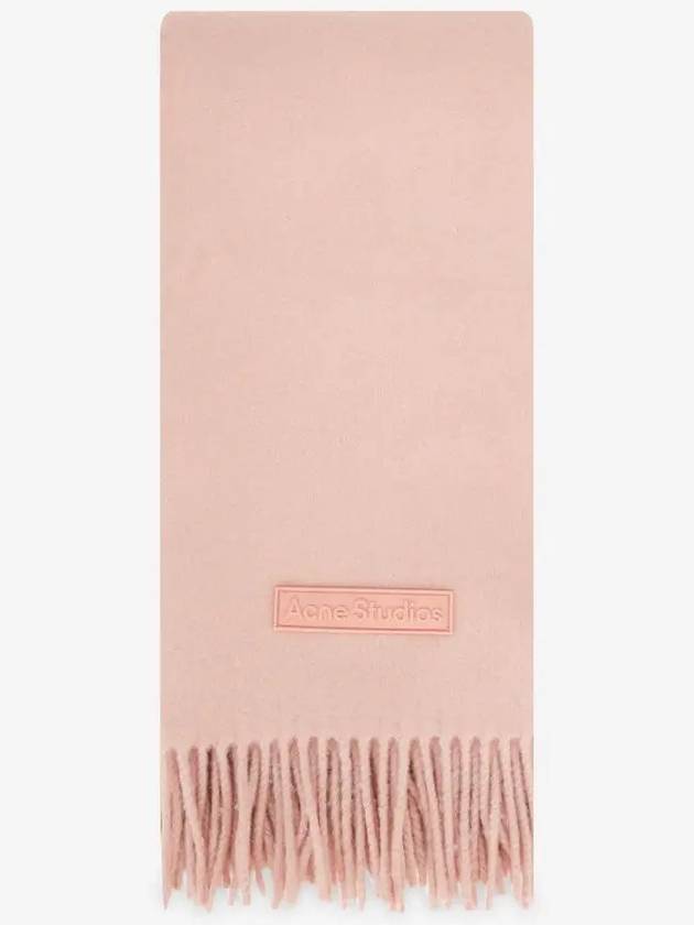 Wool Fringe Muffler Pink - ACNE STUDIOS - BALAAN 3