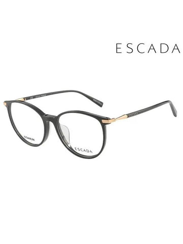 Glasses Frame VES A85F 0700 Round Titanium Men Women - ESCADA - BALAAN 1