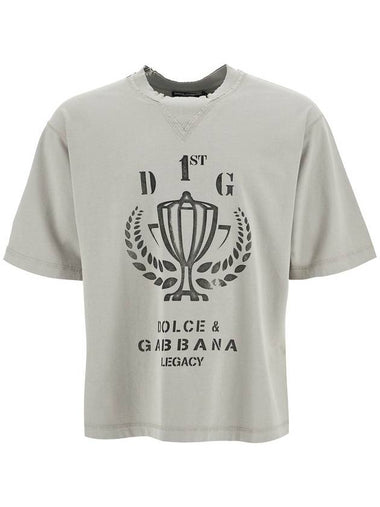 oversized printed t - DOLCE&GABBANA - BALAAN 1