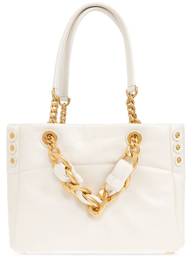 Balmain Bag 1945 Small Type Shopper, Women's, Cream - BALMAIN - BALAAN 3