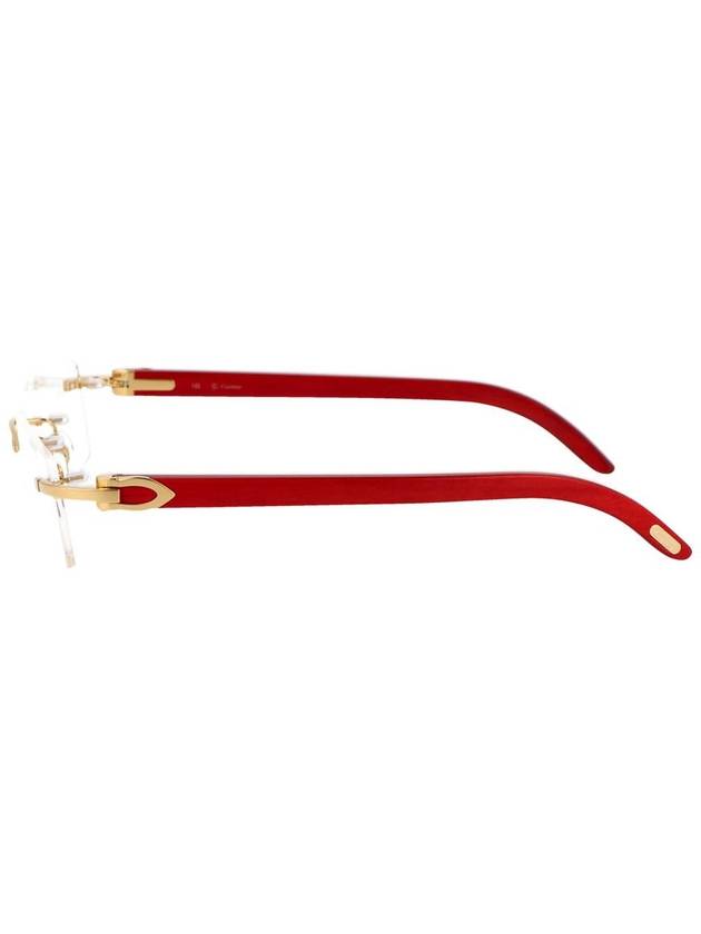 Sunglasses CT0052O 006 GOLD RED - CARTIER - BALAAN 4