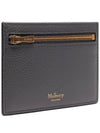 Classic Grain Leather Zipped Card Holder Charcoal - MULBERRY - BALAAN 4