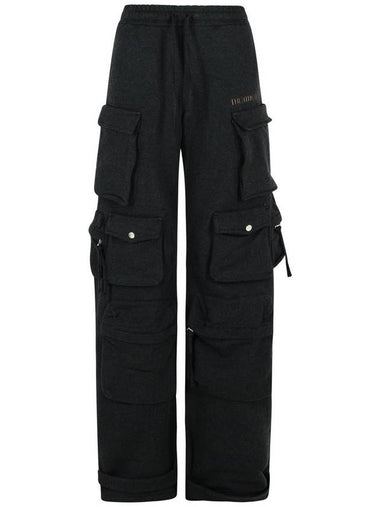 The Attico Cargo' Black Cotton Pants - THE ATTICO - BALAAN 1