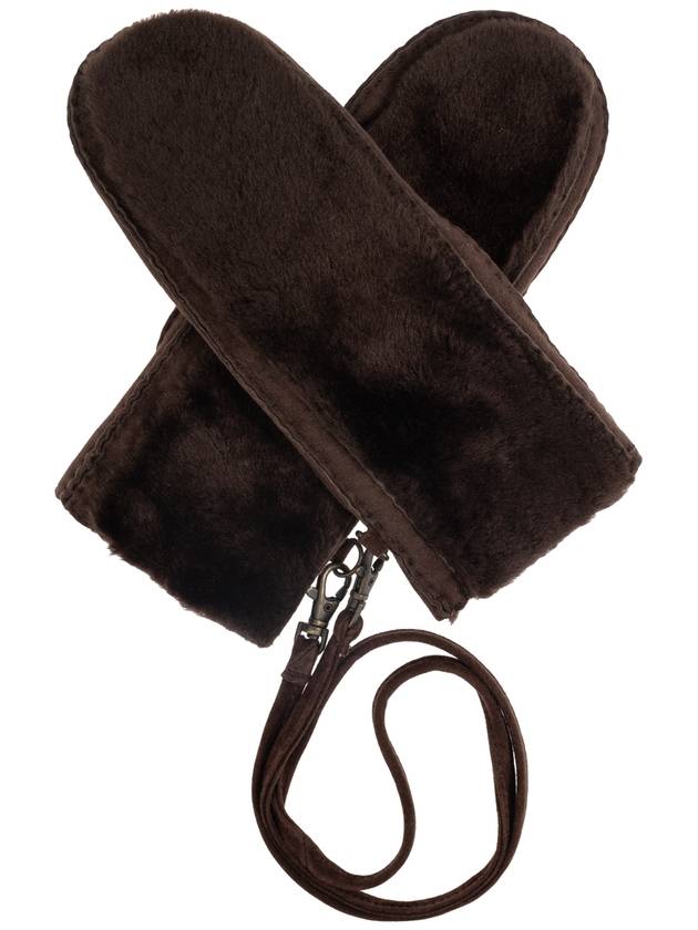 UGG Gloves With Fur, Women's, Brown - UGG - BALAAN 1