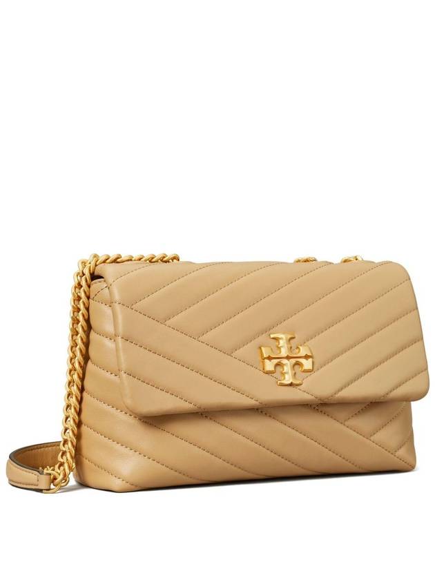 Kira Chevron Convertible Strap Small Shoulder Bag Desert Dune - TORY BURCH - BALAAN 4