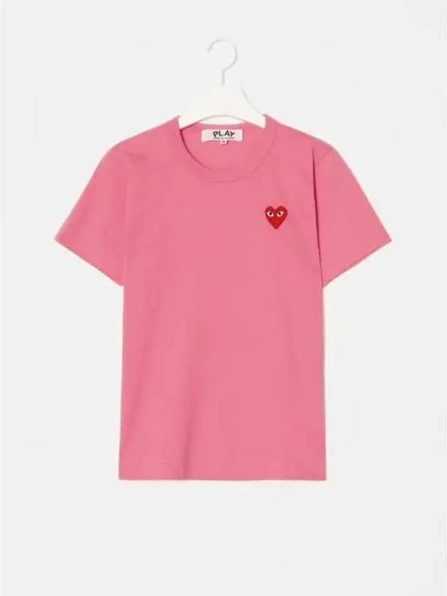 Unisex Red Heart Waffen T shirt Pink Domestic Product GM0024040882844 - COMME DES GARCONS PLAY - BALAAN 1