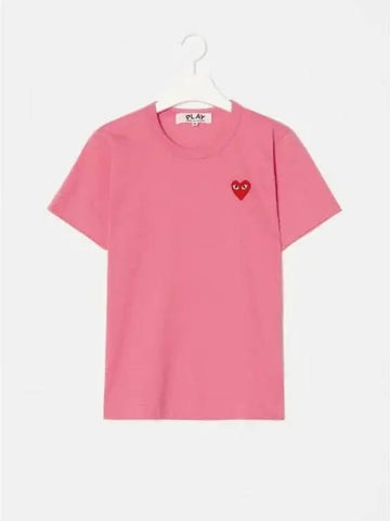 Unisex Red Heart Waffen T shirt Pink Domestic Product GM0024040882844 - COMME DES GARCONS PLAY - BALAAN 1