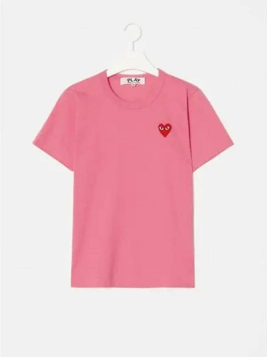 Unisex Red Heart Waffen T shirt Pink Domestic Product GM0024040882844 - COMME DES GARCONS PLAY - BALAAN 1