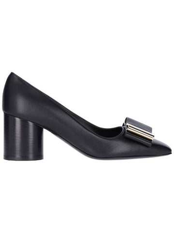 Ferragamo With Heel Black - SALVATORE FERRAGAMO - BALAAN 1