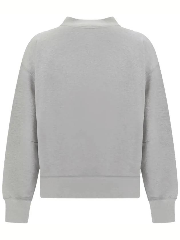 MOBY Velvet Logo Sweatshirt SW0003FA A1M07E GYIB - ISABEL MARANT - BALAAN 3