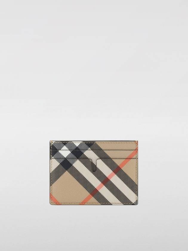 Check Card Case Wallet Beige - BURBERRY - BALAAN 2